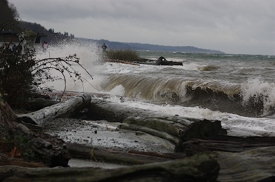 Waves on the beach