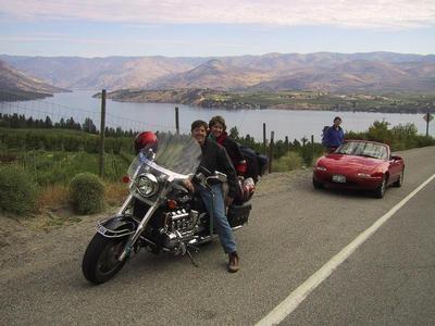 Big bike, small car